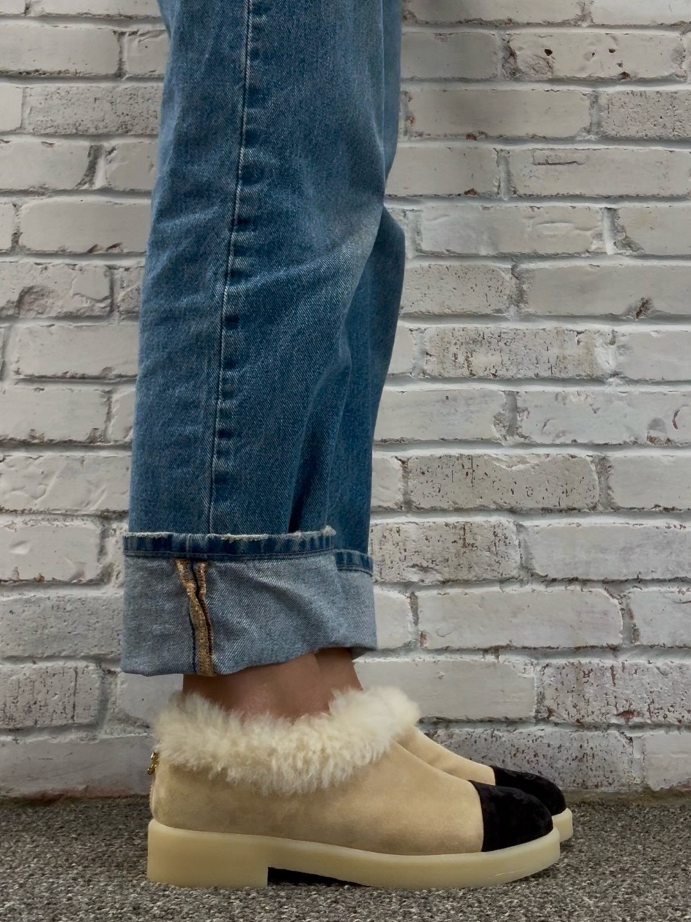 Chanel shearling suede Short Boots - Picture 12 of 13